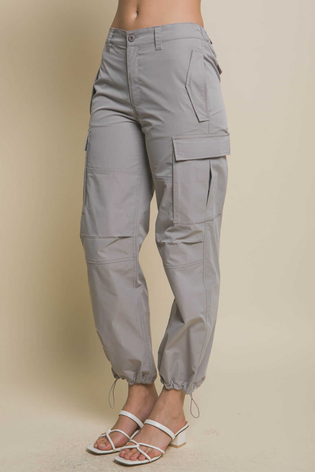 Pantalones Cargo Holgados Multibolsillos Casual Para Mujer