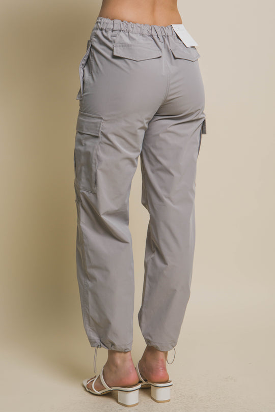 Pantalones Cargo Holgados Multibolsillos Casual Para Mujer