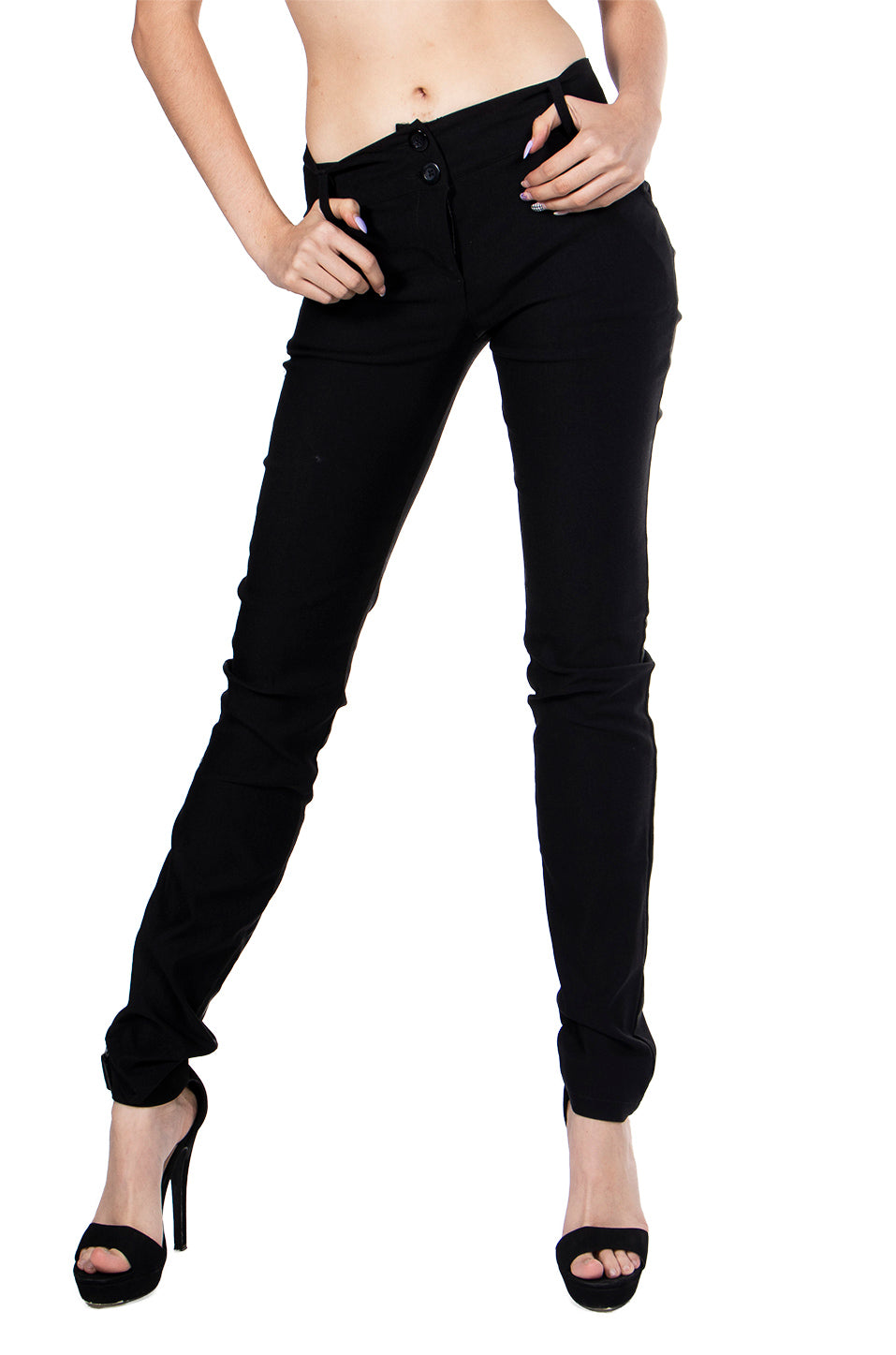 Pantalon negro online entubado